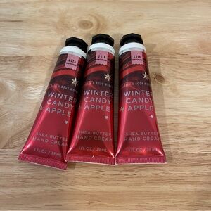 3x Bath and Body Works Winter Candy Apple Hand Cream